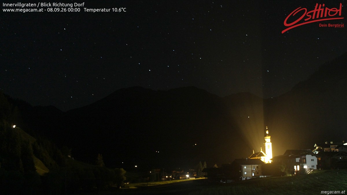 Archiv Foto Webcam Blick Richtung Innervillgraten