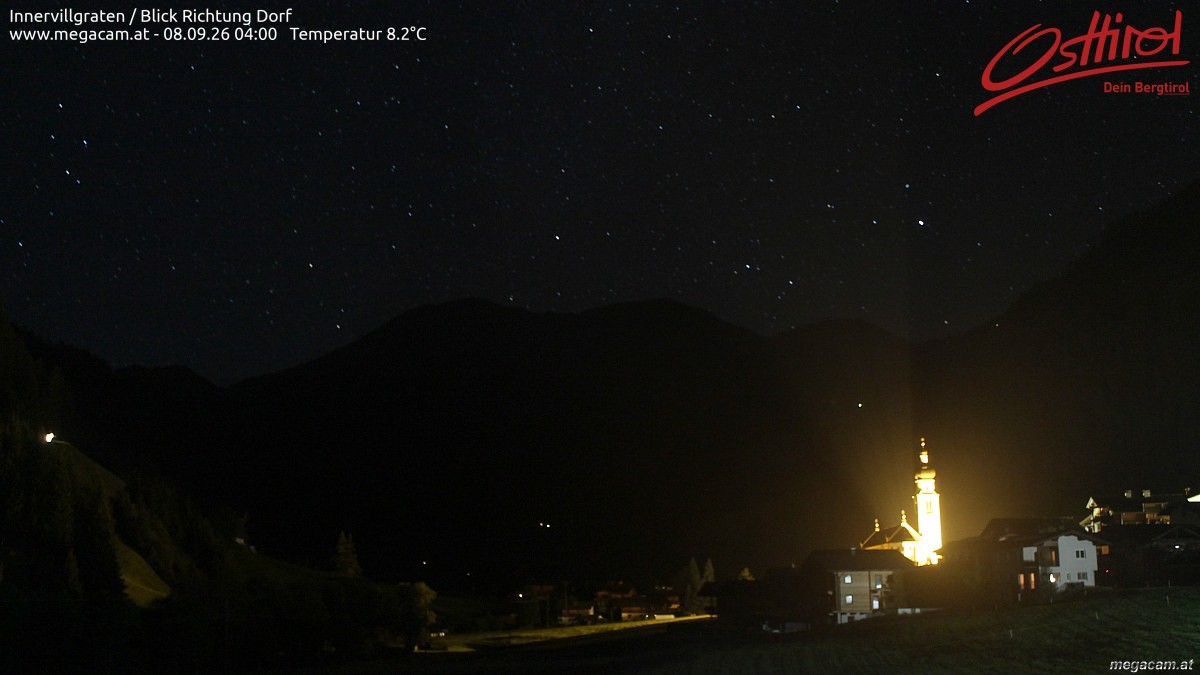 Archiv Foto Webcam Blick Richtung Innervillgraten