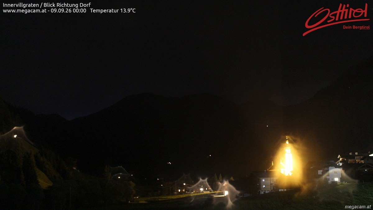 Archiv Foto Webcam Blick Richtung Innervillgraten