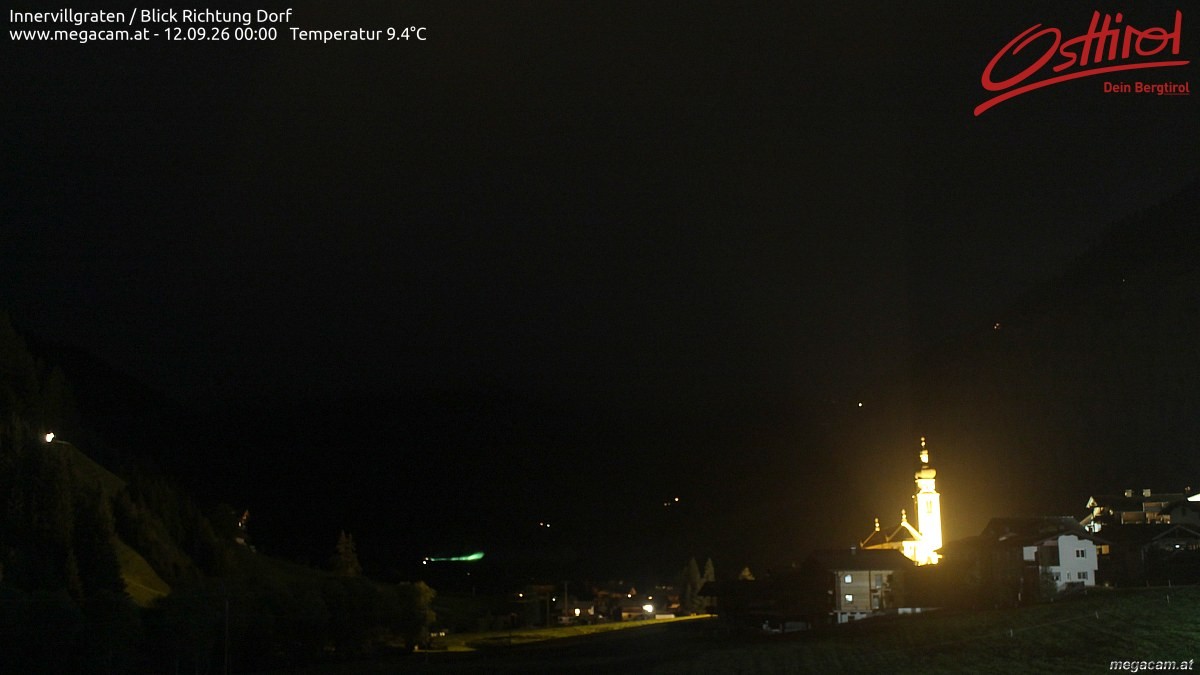 Archiv Foto Webcam Blick Richtung Innervillgraten