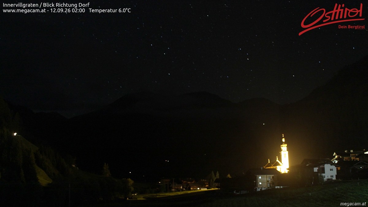 Archiv Foto Webcam Blick Richtung Innervillgraten