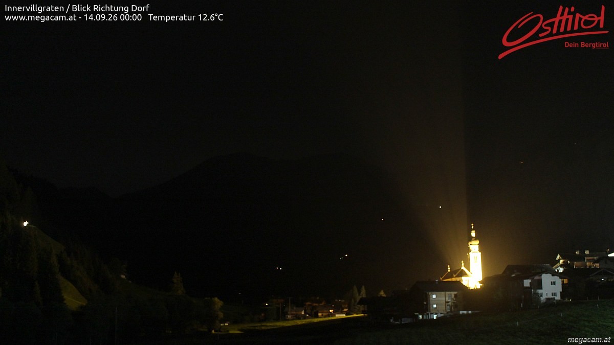 Archiv Foto Webcam Blick Richtung Innervillgraten