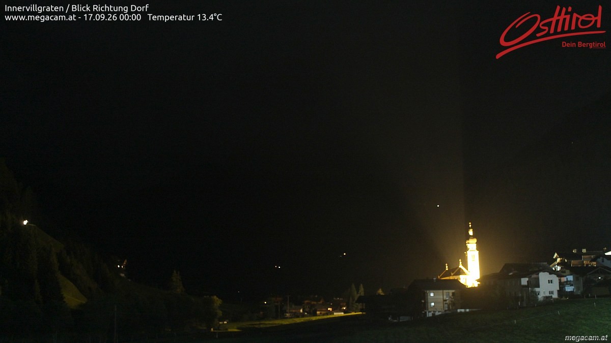 Archiv Foto Webcam Blick Richtung Innervillgraten