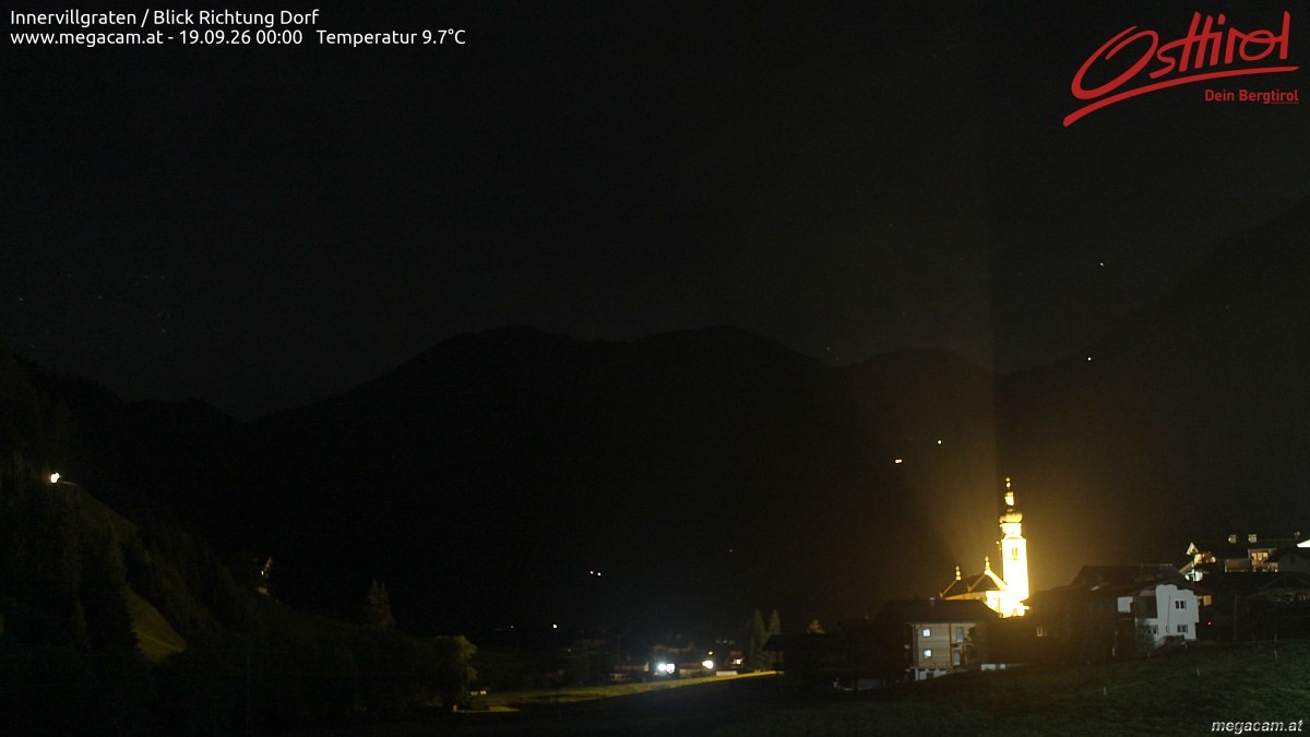 Archiv Foto Webcam Blick Richtung Innervillgraten