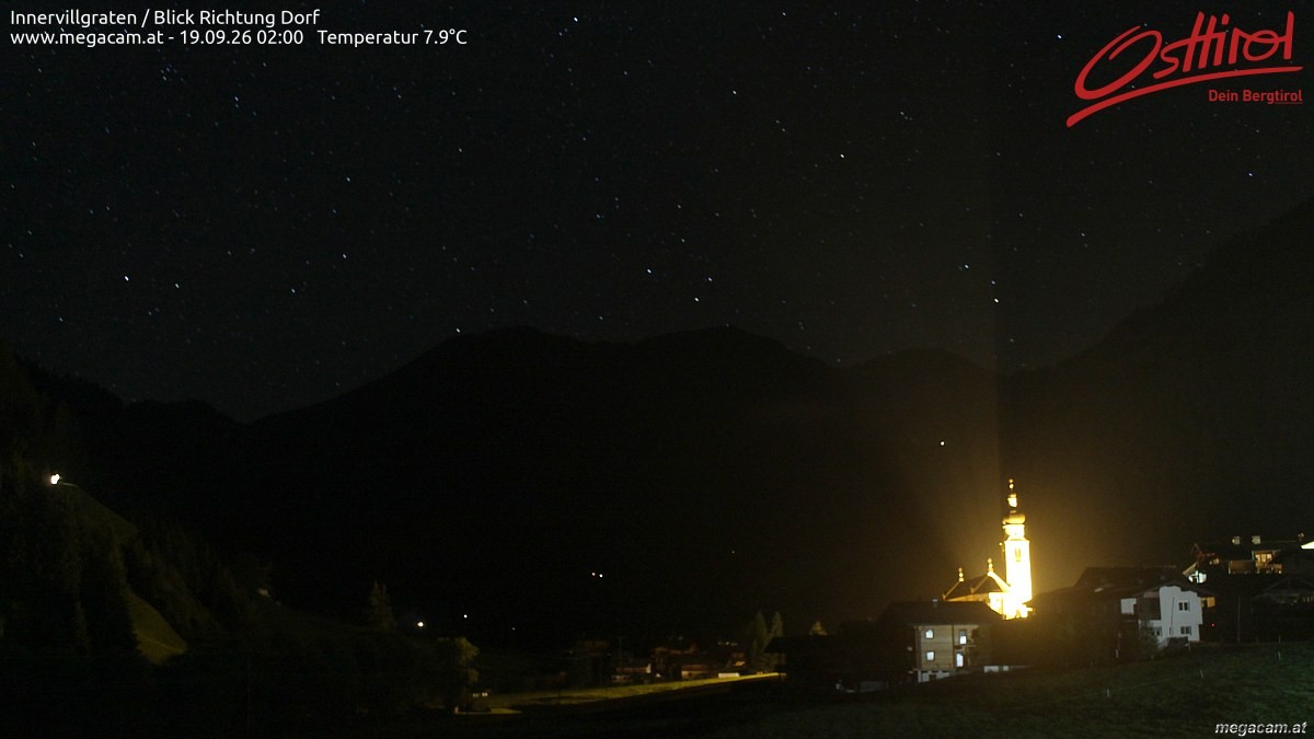 Archiv Foto Webcam Blick Richtung Innervillgraten
