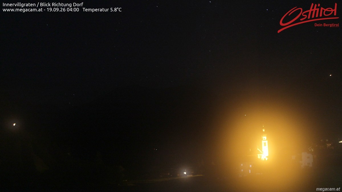 Archiv Foto Webcam Blick Richtung Innervillgraten