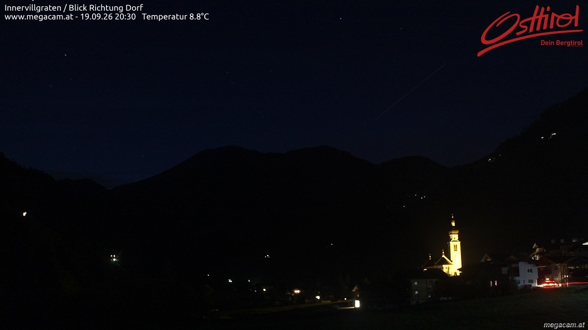 Archiv Foto Webcam Blick Richtung Innervillgraten