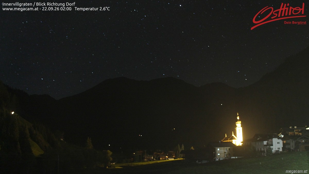 Archived image Webcam Innervillgraten - East Tyrol