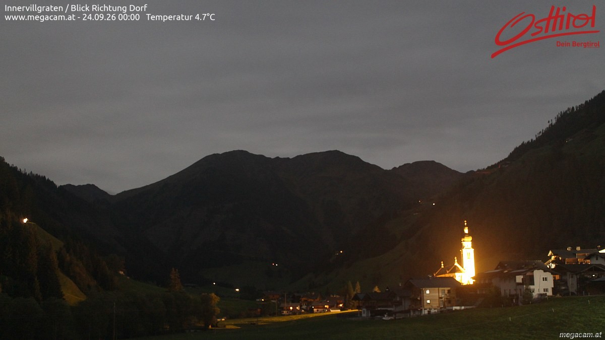 Archiv Foto Webcam Blick Richtung Innervillgraten