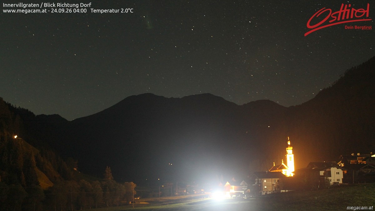 Archived image Webcam Innervillgraten - East Tyrol