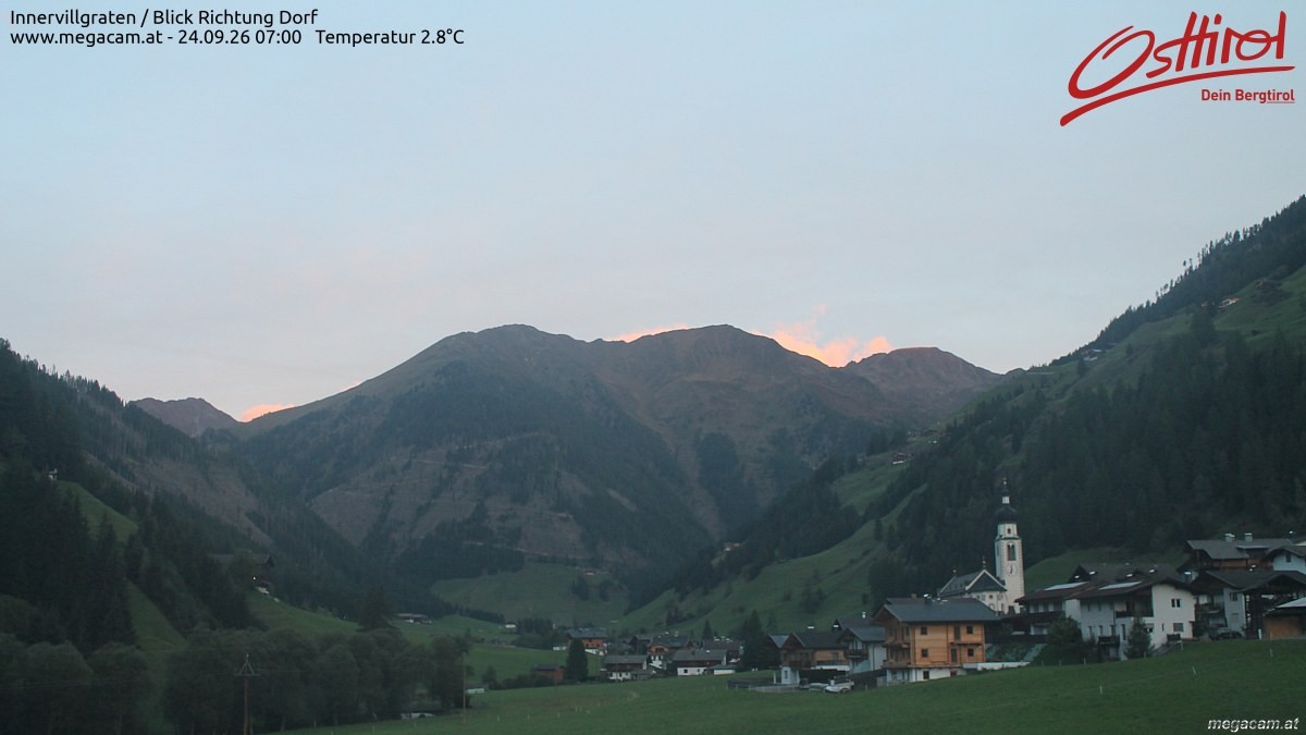 Archived image Webcam Innervillgraten - East Tyrol