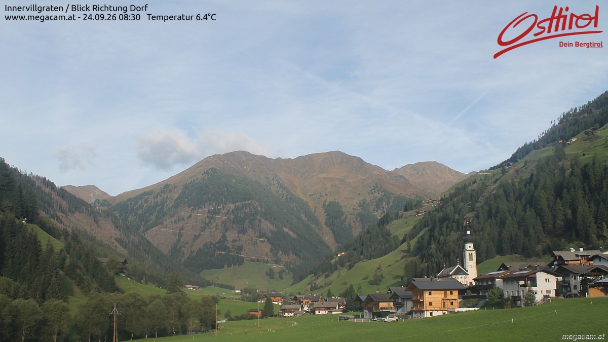 Archived image Webcam Innervillgraten - East Tyrol