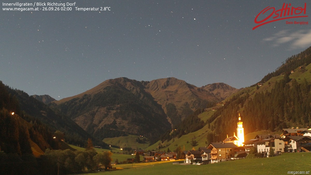 Archived image Webcam Innervillgraten - East Tyrol