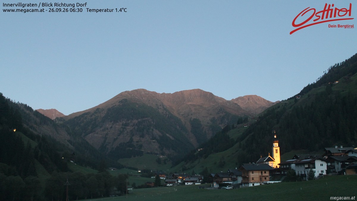 Archived image Webcam Innervillgraten - East Tyrol