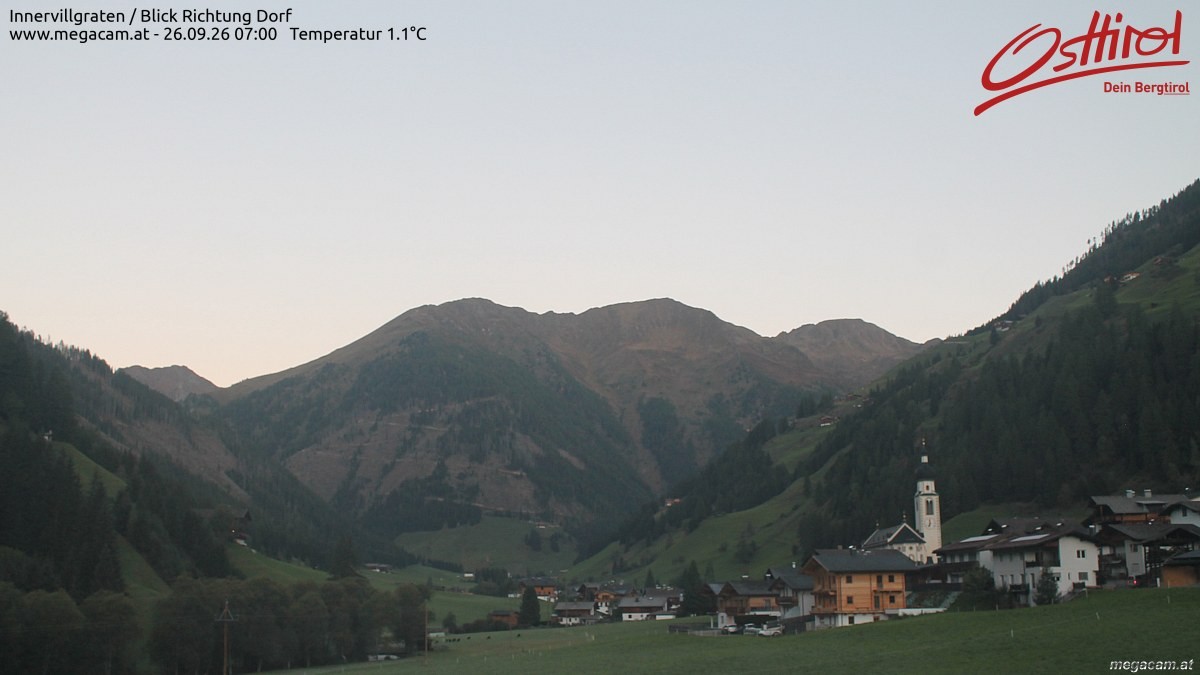 Archived image Webcam Innervillgraten - East Tyrol
