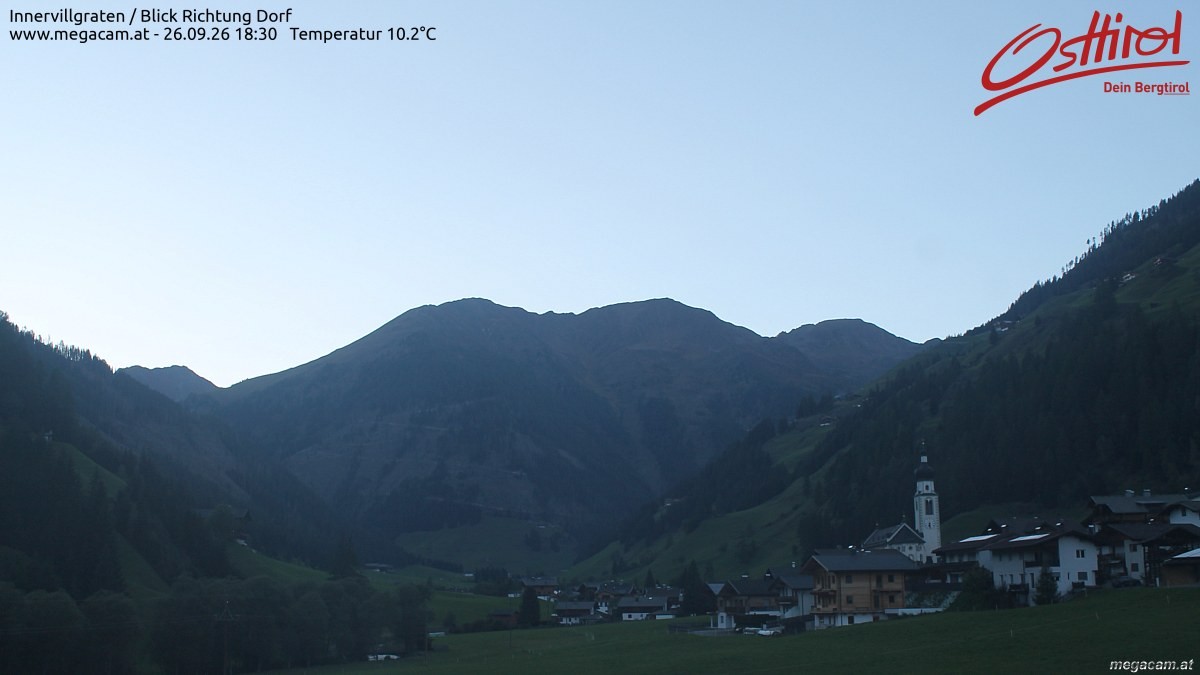 Archived image Webcam Innervillgraten - East Tyrol