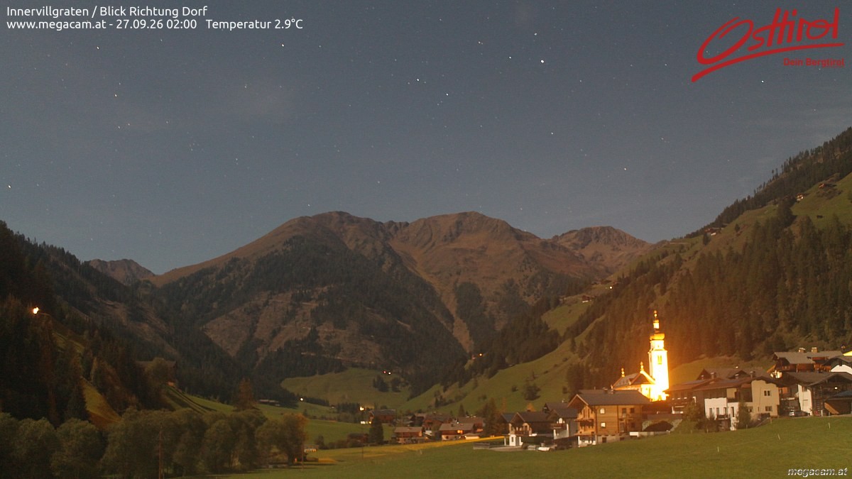 Archived image Webcam Innervillgraten - East Tyrol
