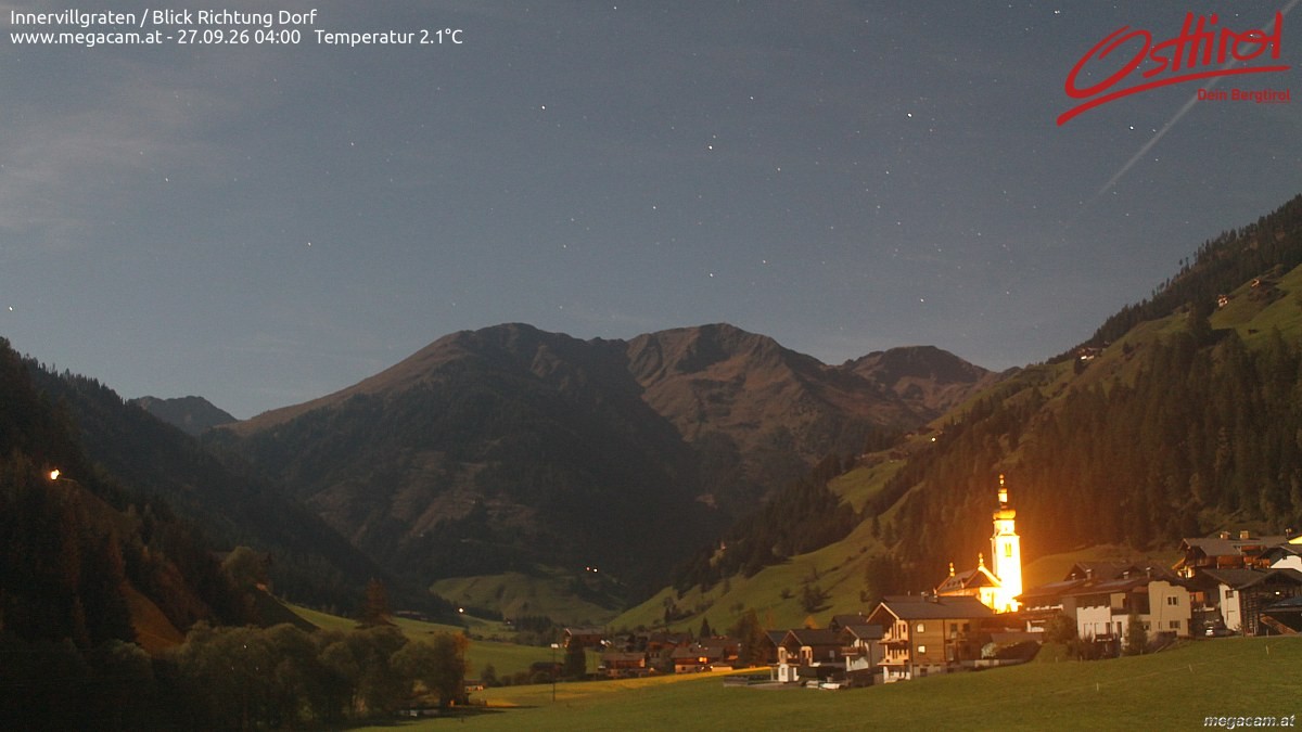Archived image Webcam Innervillgraten - East Tyrol