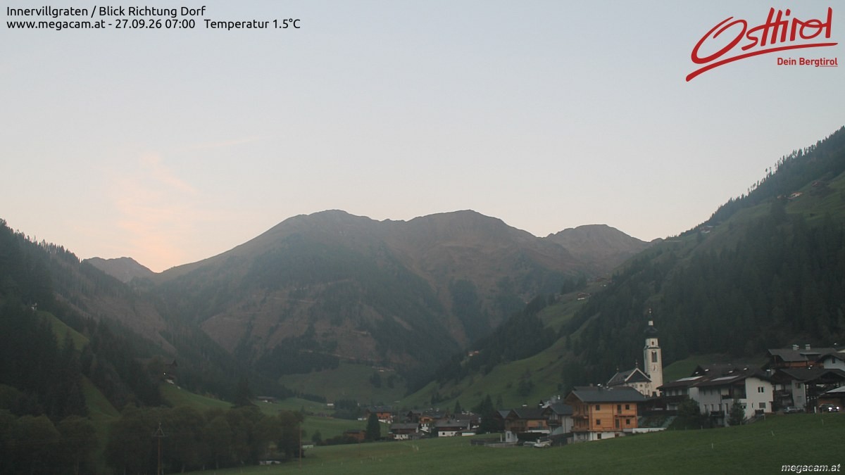 Archived image Webcam Innervillgraten - East Tyrol