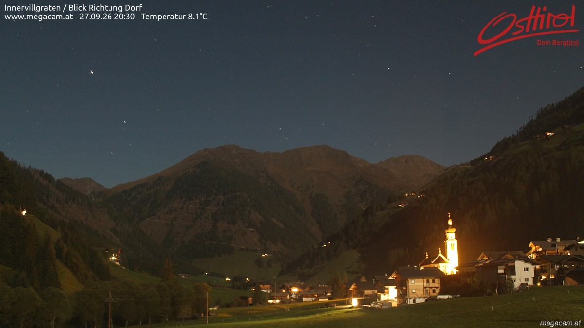 Archived image Webcam Innervillgraten - East Tyrol