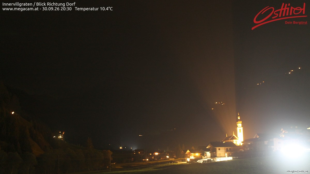 Archiv Foto Webcam Blick Richtung Innervillgraten