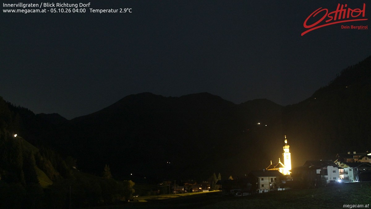 Archived image Webcam Innervillgraten - East Tyrol