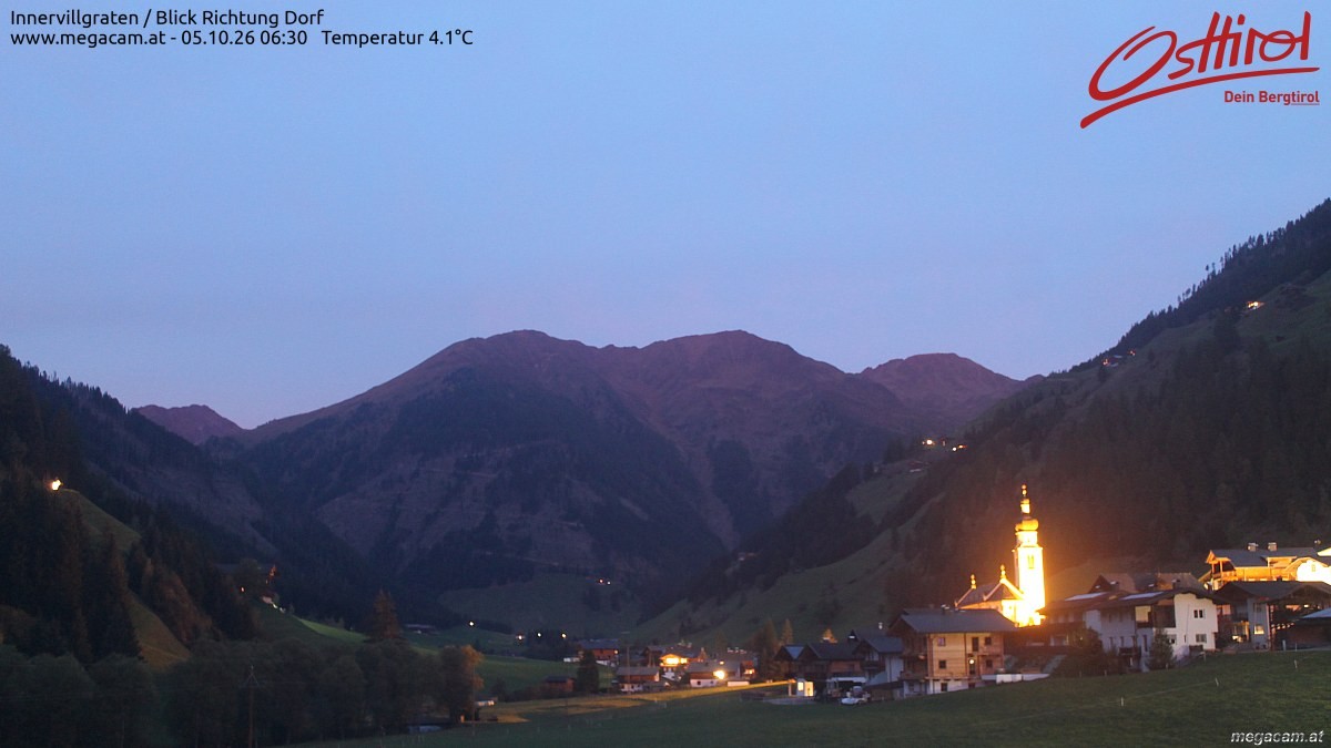 Archived image Webcam Innervillgraten - East Tyrol
