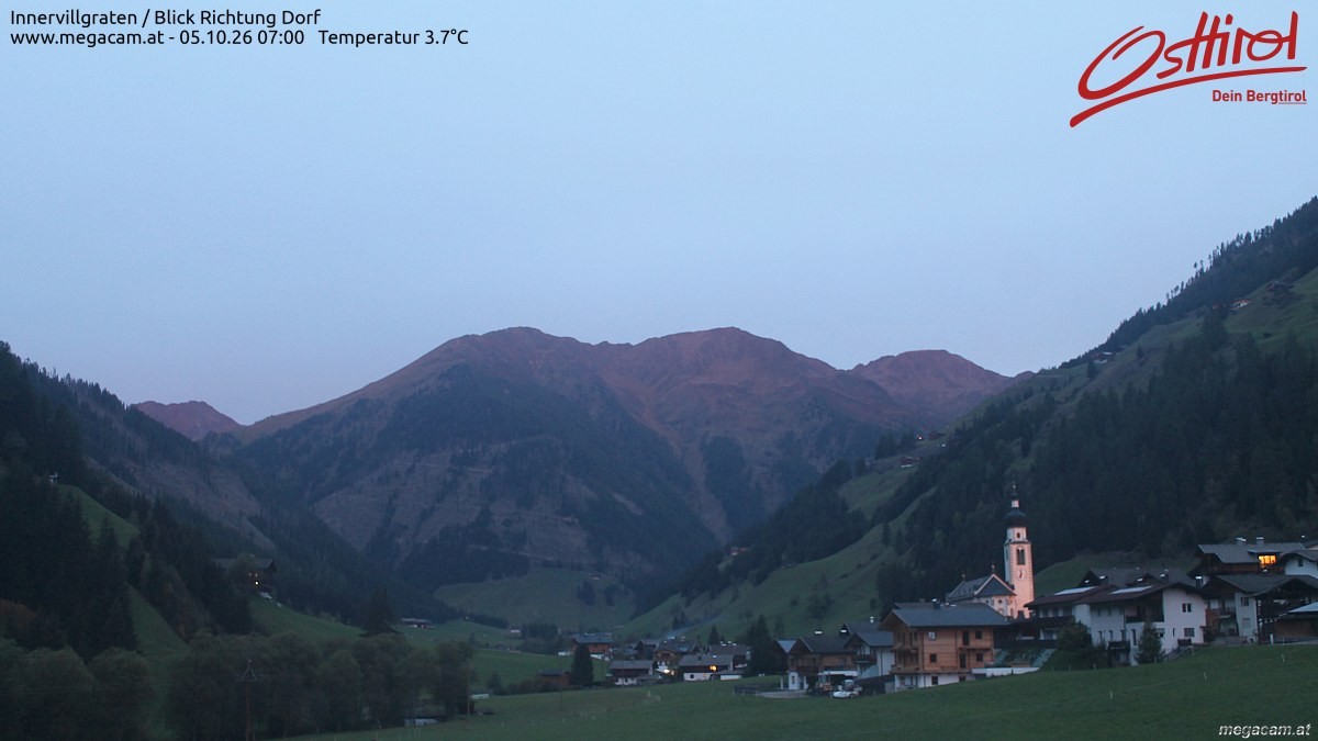 Archived image Webcam Innervillgraten - East Tyrol