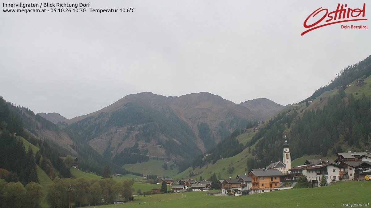 Archived image Webcam Innervillgraten - East Tyrol