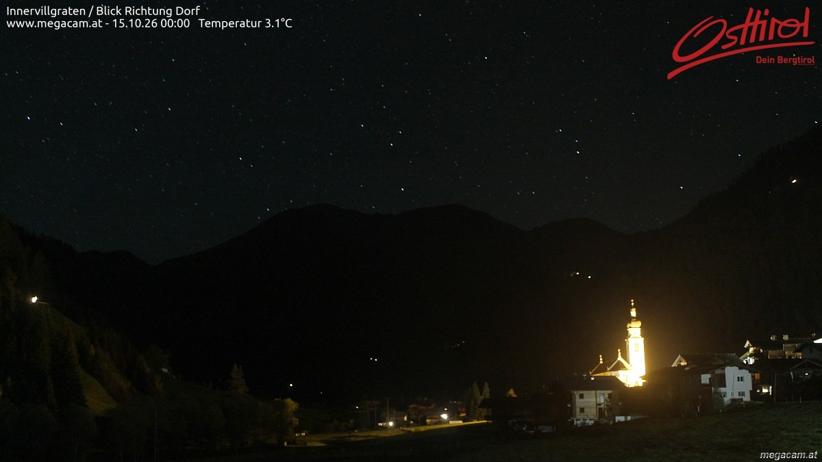 Archiv Foto Webcam Blick Richtung Innervillgraten