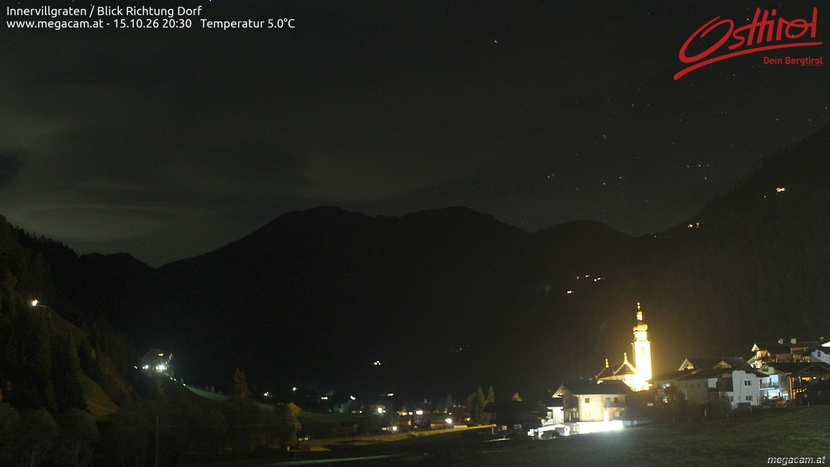 Archiv Foto Webcam Blick Richtung Innervillgraten
