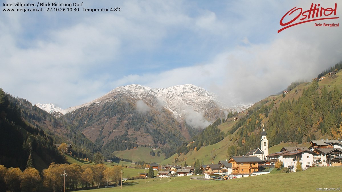 Archived image Webcam Innervillgraten - East Tyrol