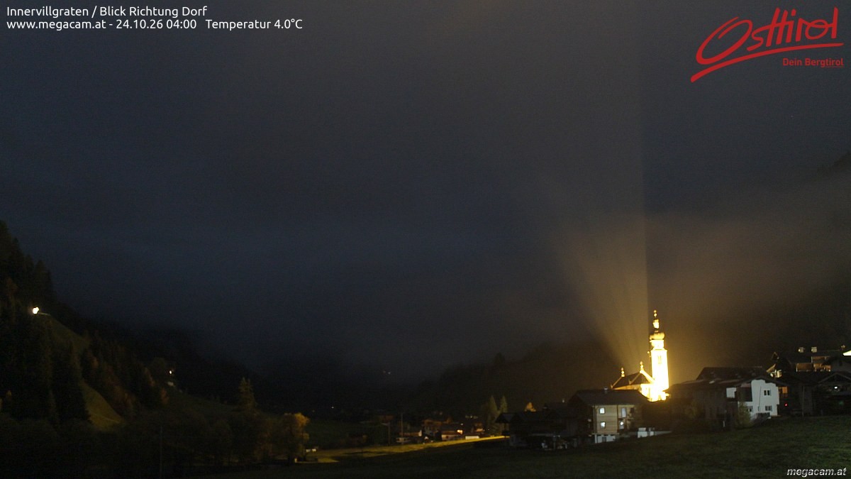 Archiv Foto Webcam Blick Richtung Innervillgraten