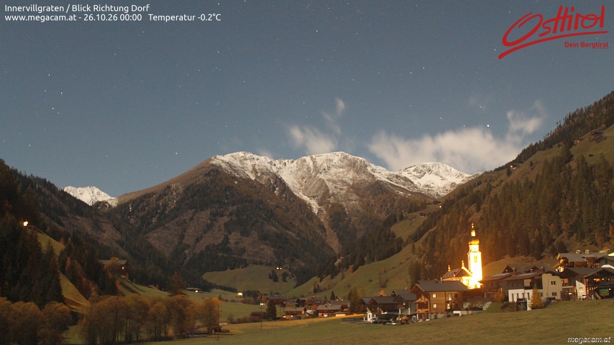 Archiv Foto Webcam Blick Richtung Innervillgraten