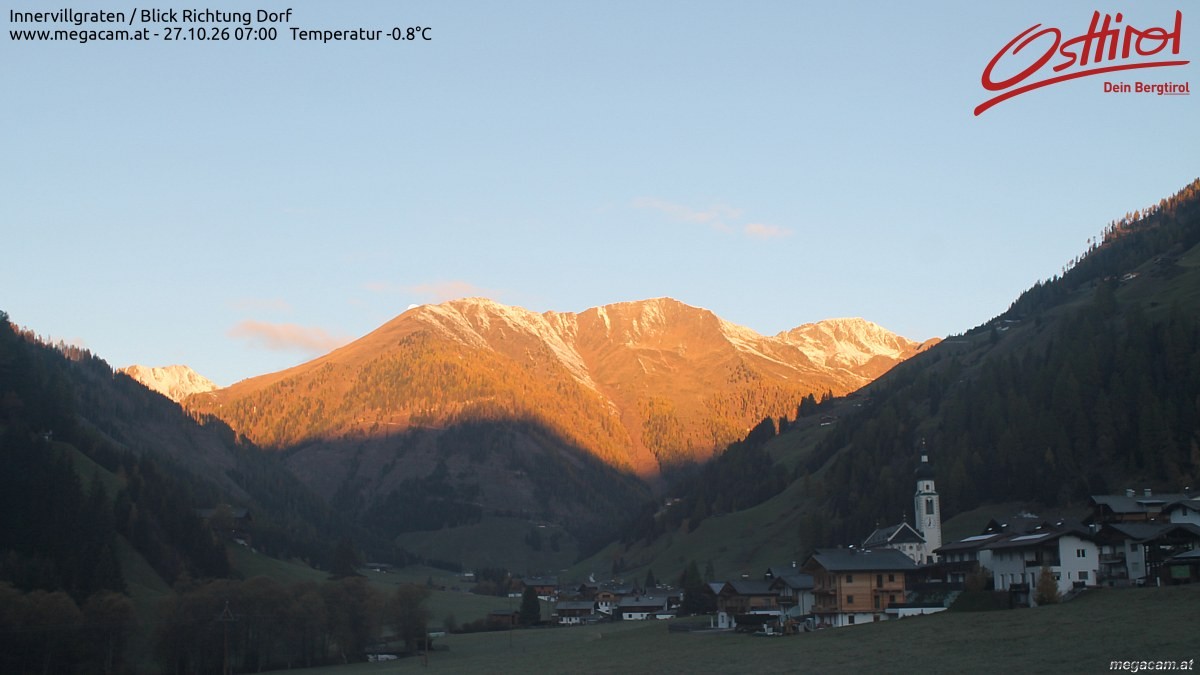 Archived image Webcam Innervillgraten - East Tyrol