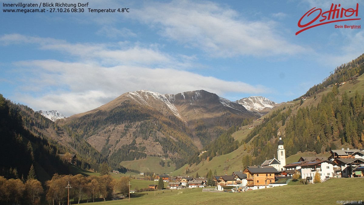 Archived image Webcam Innervillgraten - East Tyrol