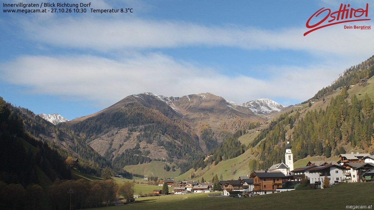 Archived image Webcam Innervillgraten - East Tyrol