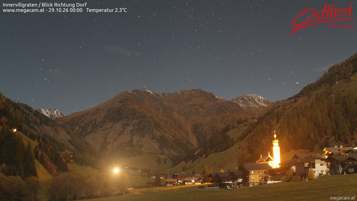 Archived image Webcam Innervillgraten - East Tyrol