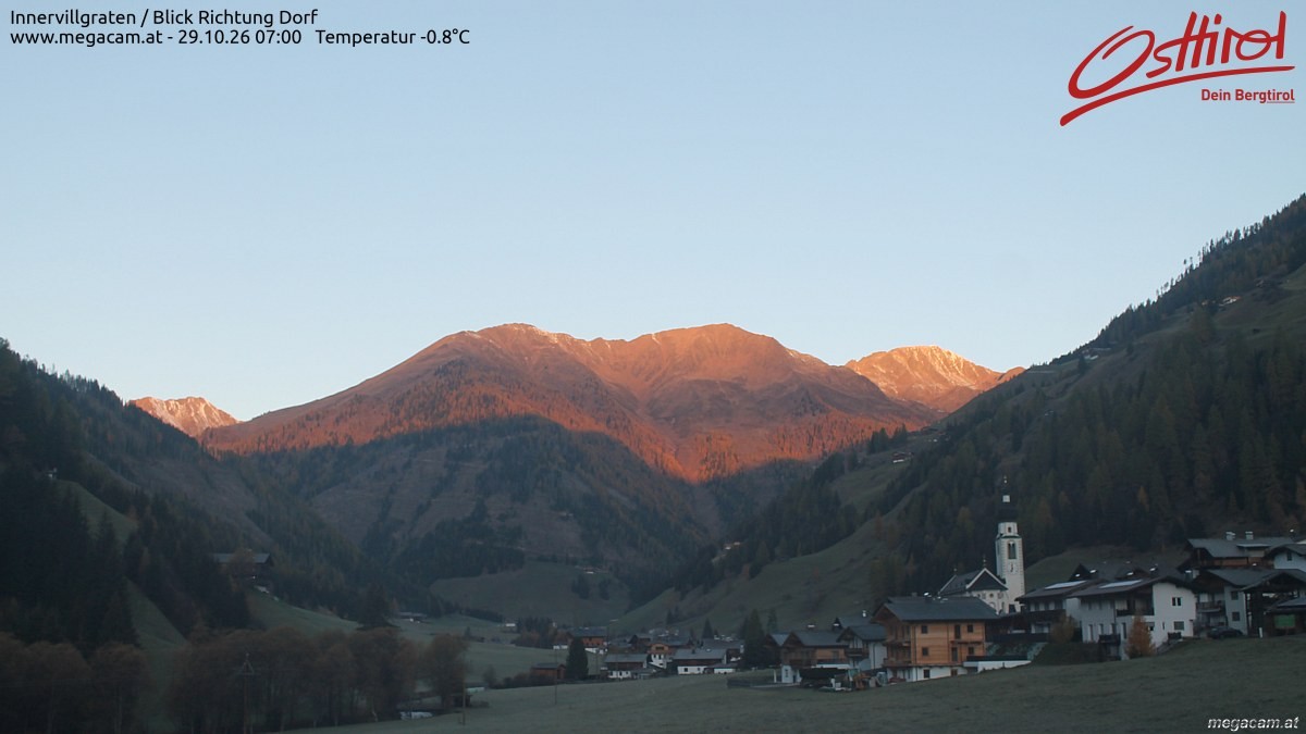 Archived image Webcam Innervillgraten - East Tyrol