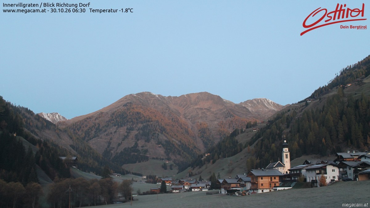 Archived image Webcam Innervillgraten - East Tyrol