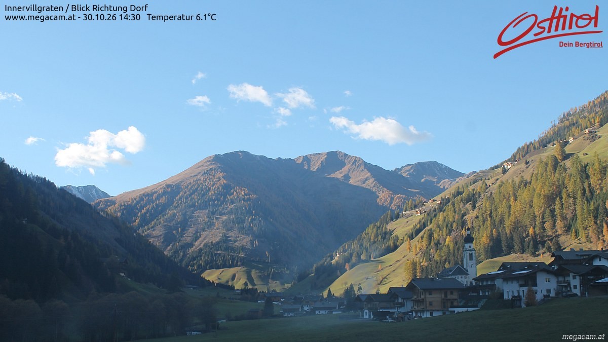 Archived image Webcam Innervillgraten - East Tyrol