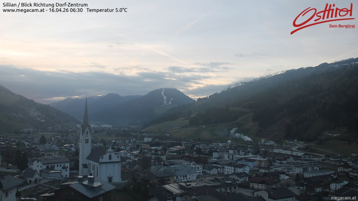 Archived image Webcam Sillian in the Hochpustertal