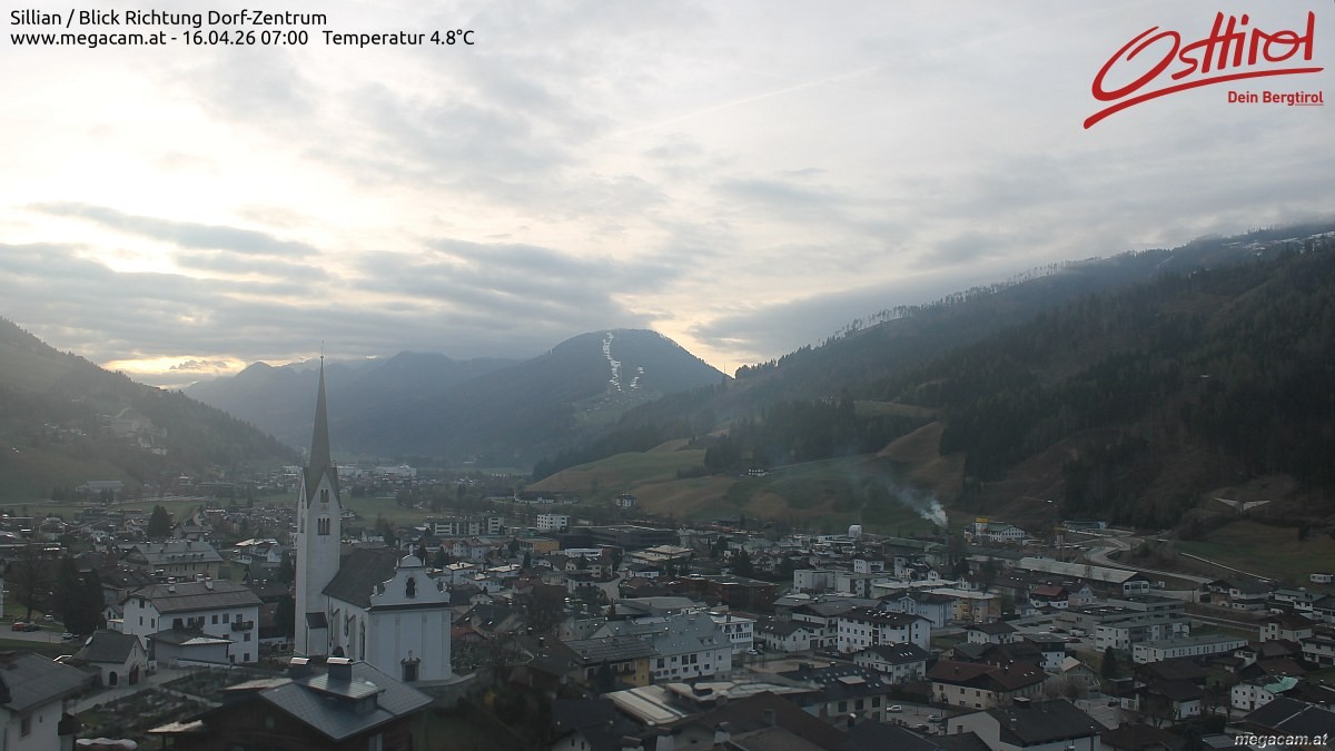 Archived image Webcam Sillian in the Hochpustertal