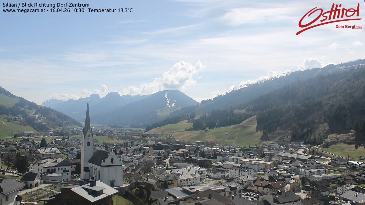 Archived image Webcam Sillian in the Hochpustertal