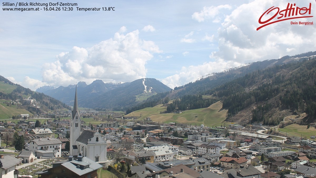 Archived image Webcam Sillian in the Hochpustertal