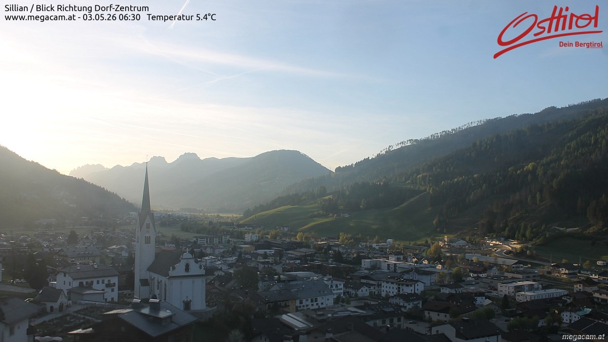 Archived image Webcam Sillian in the Hochpustertal