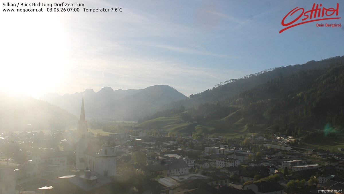 Archived image Webcam Sillian in the Hochpustertal