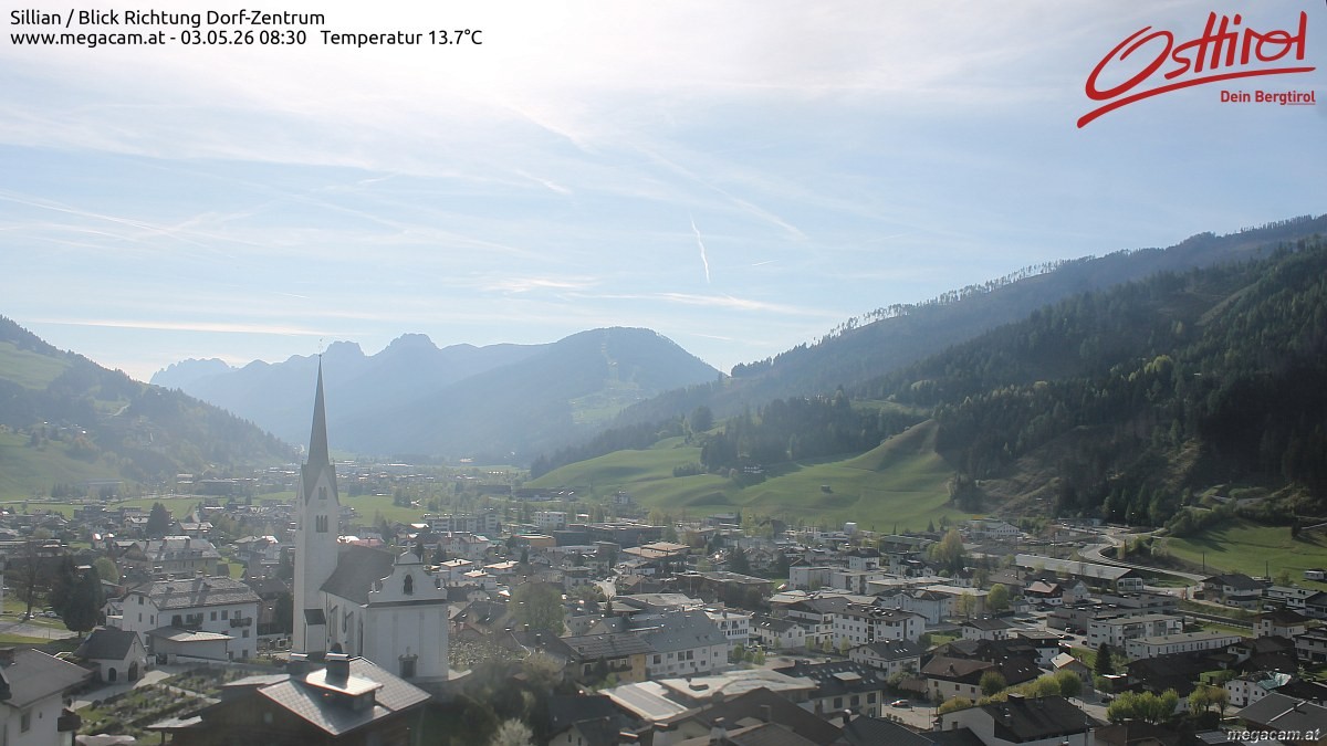 Archived image Webcam Sillian in the Hochpustertal