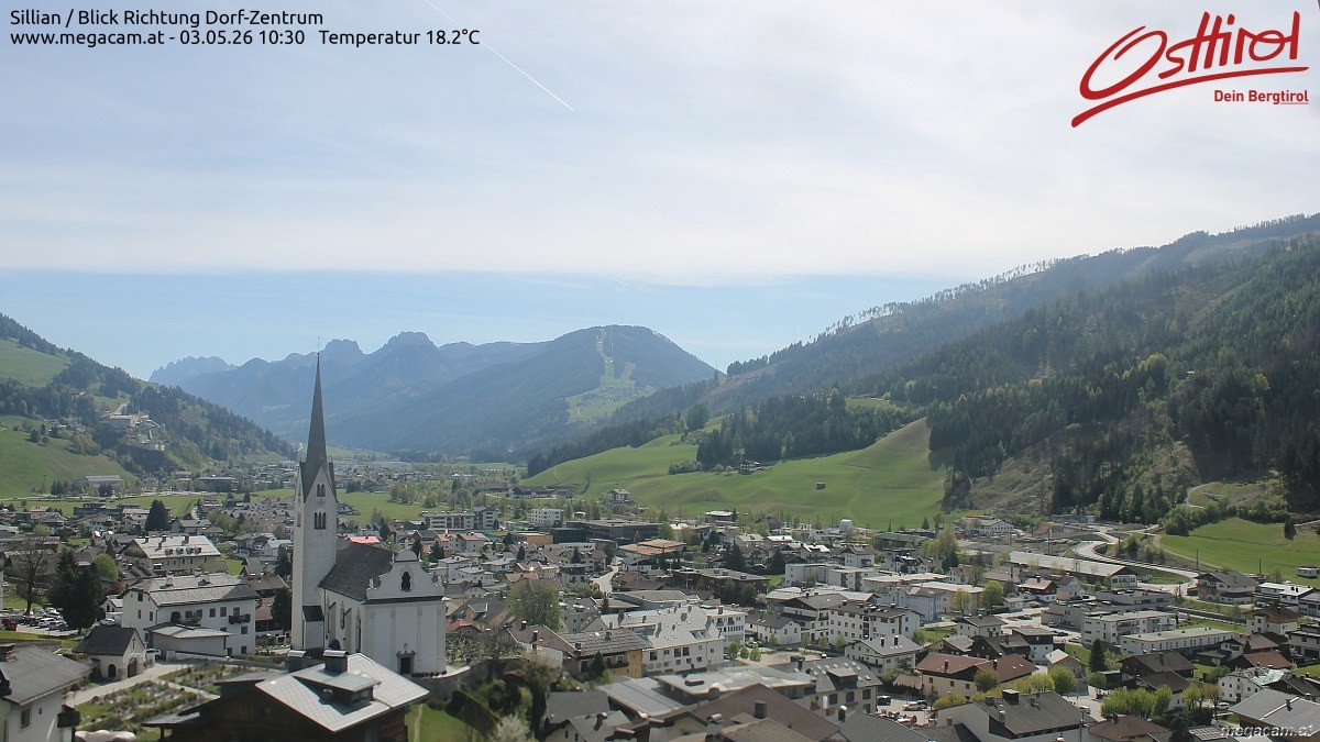 Archived image Webcam Sillian in the Hochpustertal