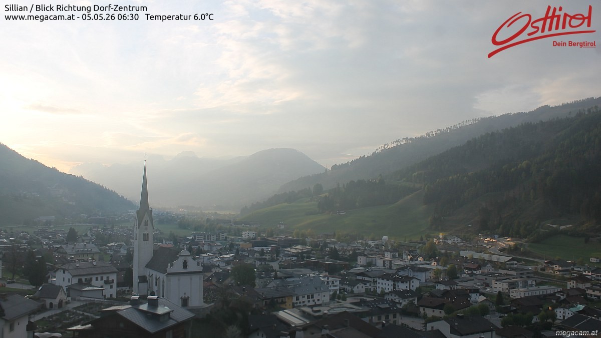 Archived image Webcam Sillian in the Hochpustertal